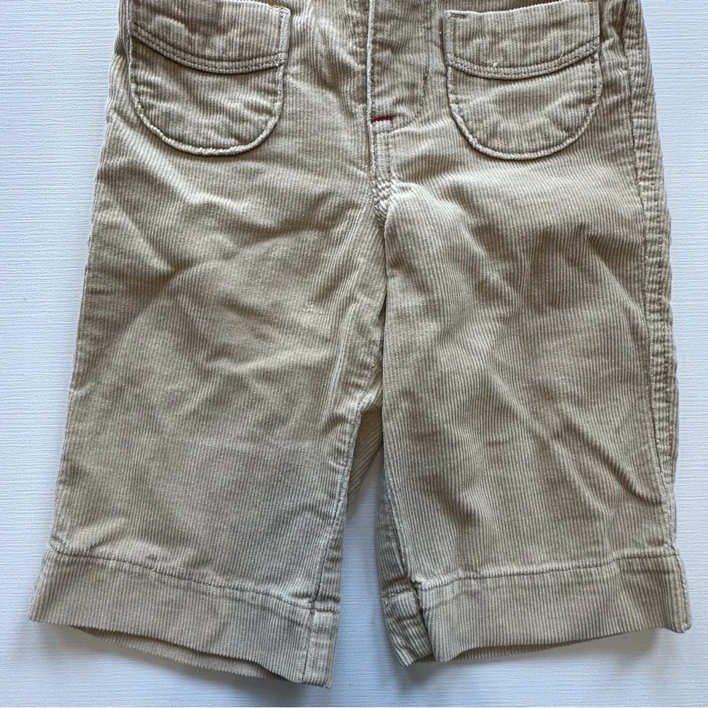 Baby Gap Tan Corduroy Flare Leg Pull On Pants 6-12 Months Girls Button Snap‎